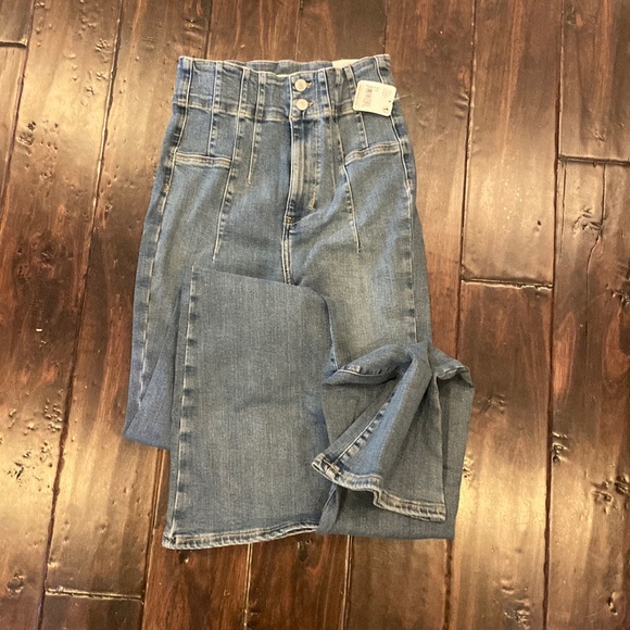 Free People Denim - Brand new free people Jayde high-rise flare leg size 27 steel blue color